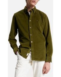 Tommy Hilfiger - Flex Solid Corduroy Regular Fit Shirt - Lyst