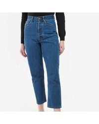 Barbour - Moorland High Rise Denim Jeans - Lyst