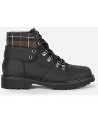 Barbour - Burne Waterproof Leather Hiking Style Boots - Lyst