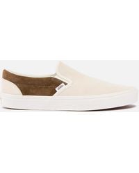 Vans - Classic Slip On Suede Trainers - Lyst