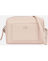 Calvin Klein - Ck Daily Pebble-grain Faux Leather Camera Bag - Lyst