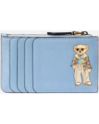 Polo Ralph Lauren - Bear Leather Card Holder - Lyst