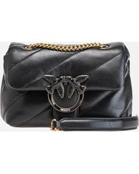 Pinko - Baby Love Quilted Leather Bag - Lyst