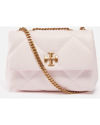 Tory Burch - Kira Diamond Quilt Small Leather Convertible Shoulder Bag - Lyst