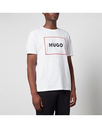 HUGO - Jersey T-shirt With Logo - Lyst