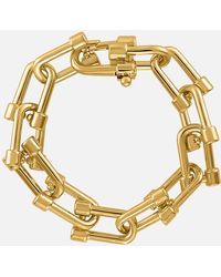 OMA THE LABEL - The Kosi 18 Karat Gold-plated Cylinder Bracelet - Lyst
