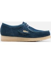 Clarks - Wallabee Brushed Suede Shoes - Lyst