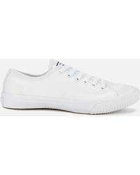 superdry white canvas pumps