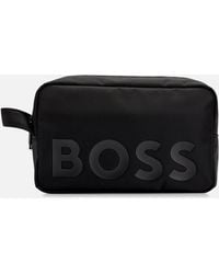 BOSS - Catch Recycled Twill Wash Bag - Lyst