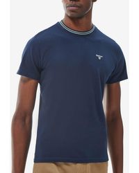 Barbour - Austwick Cotton-jersey T-shirt - Lyst