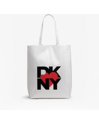 DKNY - Heart Of Ny Faux Leather Tote Bag - Lyst