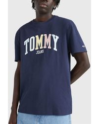 Tommy Hilfiger - College Pop Cotton T-shirt - Lyst