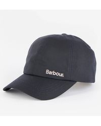 Barbour - Belsay Waxed Cotton Baseball Cap - Lyst
