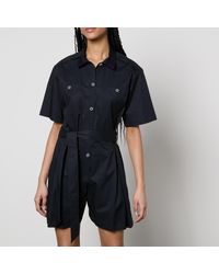 PS by Paul Smith - Belted Cotton Playsuit - Lyst