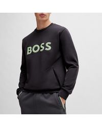 BOSS - Salbo 1 Cotton-blend Sweatshirt - Lyst