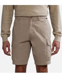 Napapijri - Deline Cotton-blend Cargo Shorts - Lyst