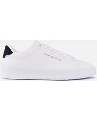 Tommy Hilfiger - Leather Court Trainers - Lyst
