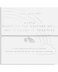 Joma Jewellery - A Little Whatever The Weather Silver-tone Bracelet - Lyst