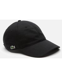 Lacoste - Logo Cotton-twill Baseball Cap - Lyst