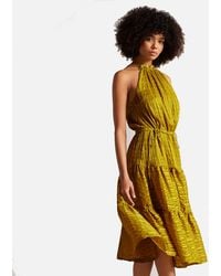 ted baker wylieh floral jacquard midi dress light pink