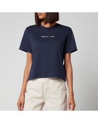 Tommy Hilfiger Tops for Women - Up to 69% off at Lyst.com