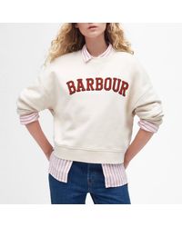 Barbour - Silverdale Overlayer Cotton Sweatshirt - Lyst