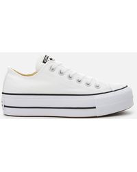 Converse Chuck Taylor All Star Lift Ox Trainers - White