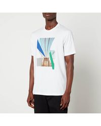 Armani Exchange - Ny Print Cotton-jersey T-shirt - Lyst