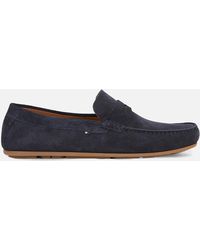 Tommy Hilfiger - Suede Driving Shoes - Lyst