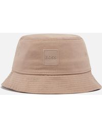 BOSS - Febas Cotton-twill Bucket Hat - Lyst