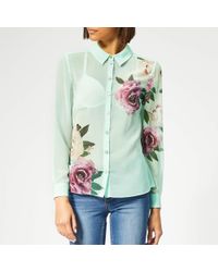 ted baker high neck blouse