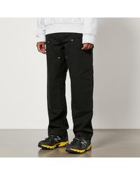 Carhartt - Double Knee Cotton-Canvas Trousers - Lyst