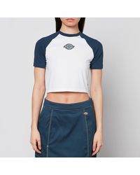 Dickies - Sodaville Stretch-cotton Jersey Cropped T-shirt - Lyst