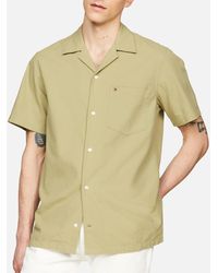 Tommy Hilfiger - Solid Cotton-seersucker Shirt - Lyst