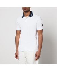 Sandbanks - Embroidered Cotton-piqué Collar Polo Shirt - Lyst