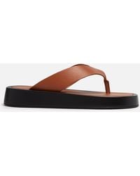 Alohas - Overcast Leather Sandals - Lyst