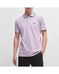 BOSS - Paddy Cotton-piqué Polo Shirt - Lyst
