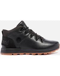 Timberland - Sprint Trekker Mid Leather And Mesh Hiking Boots - Lyst