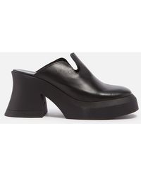 E8 By Miista - Octovia Leather Heeled Mules - Lyst