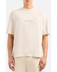 Armani Exchange - Milano Edition Cotton Sustainable T-shirt - Lyst
