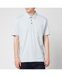 Ted Baker Distanc Linen Polo Shirt - Grey
