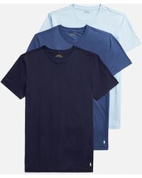 Polo Ralph Lauren - Three-Pack Cotton-Jersey Undershirts - Lyst