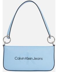 Calvin Klein - Sculpted Faux Leather Shoulder Bag - Lyst