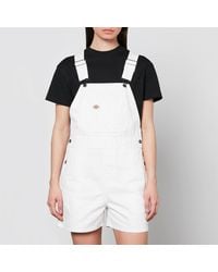 Dickies - Duck Cotton-canvas Short Dungarees - Lyst