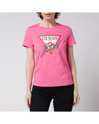 Guess Icon T-shirt - Pink