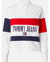Red Tommy Hilfiger T-shirts for Women | Lyst