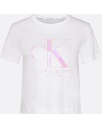 calvin klein tshirt white
