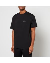 Calvin Klein - Logo-printed Cotton-blend T-shirt - Lyst