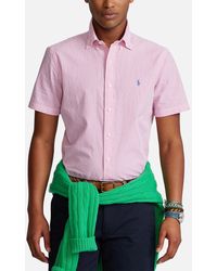Polo Ralph Lauren - Pinstriped Cotton-Seersucker Shirt - Lyst