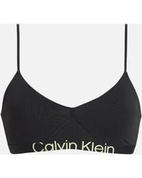 Calvin Klein - Future Shift Cotton Unlined Bralette - Lyst